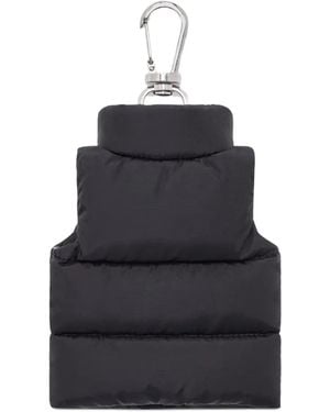 Moncler Quilted Vest Keyring - Blue