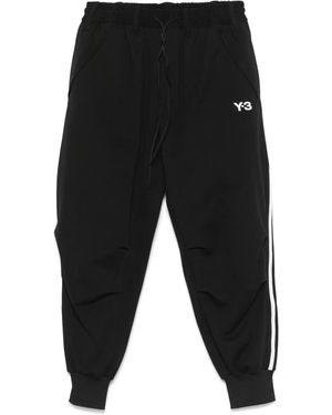 Y-3 スリーストライプス トラックパンツ - ブラック