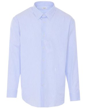 Saint Laurent Cotton Shirt - Grey