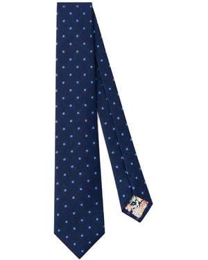 Paul Smith Polka-Dot Tie - Blue