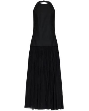 scalloped halter dress Hemant & Nandita Halter Mini Dress