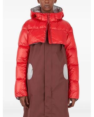 Colmar Hooded Puffer Jacket - Red