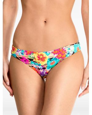 Banana Moon Tupa Mooney Bikinihöschen Mit Blumenprint - Weiß