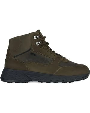 Geox Lace-Up Boots - Brown