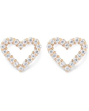 Daniel Wellington Mirelle Heart Earrings - White