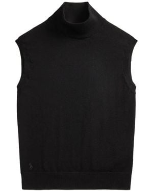 Polo Ralph Lauren Sleeveless Halterneck Top - Black