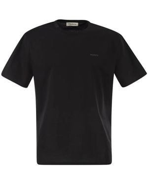 Premiata Logo-Detail Crew-Neck T-Shirt - Black
