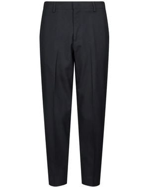 Grayed Diky Pressed-Crease Tailored Trousers - Blue