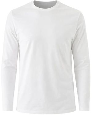 Patrick Assaraf Long-Sleeves T-Shirt - White