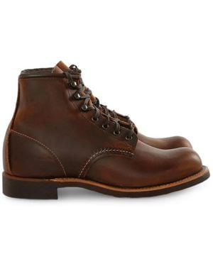 Red Wing Blacksmith Lace-Up Leather Boots - Brown