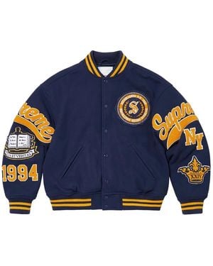 Supreme Veritas Patch-Detail Jacket - Blue