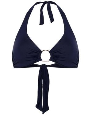 Melissa Odabash Top Bikini Brussels Con Dettaglio Ad Anello - Blu