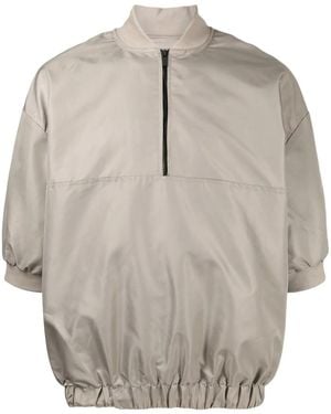 Fear Of God Pull À Col Zippé - Grey