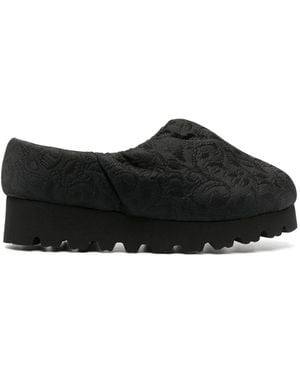 Yume Yume Jacquard Chunky Loafers - Black