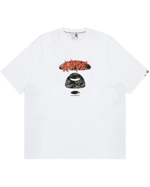 Aape By A Bathing Ape Graphic-Print T-Shirt - White