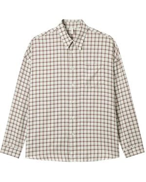 sunflower Camicia A Quadri - Bianco