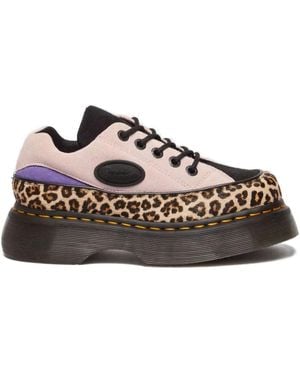 Dr. Martens Buzz 5-Eye "Powder" Sneakers - Brown