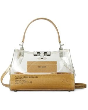 Tory Burch Eleanor Clear ミニサッチェルバッグ - メタリック