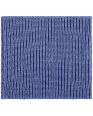 Bompard Ribbed Scarf - Blue
