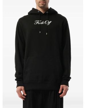 Mastermind Japan Logo-Print Drawstring Hoodie - Black