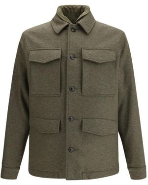 Valstar Veste Demetry Boutonnée À Poches À Rabat - Vert