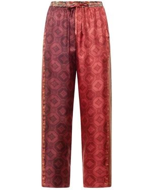 Pierre Louis Mascia Hose mit Kordelzug - Rot