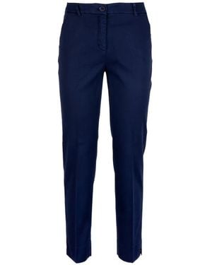Via Masini 80 Pantalon À Coupe Slim - Blue