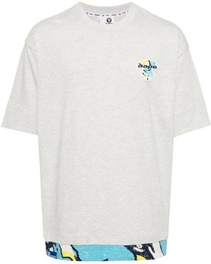 Aape By A Bathing Ape グラフィック Tシャツ - ホワイト