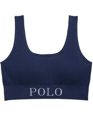 Polo Ralph Lauren Ribbed Seamless Top - Blue
