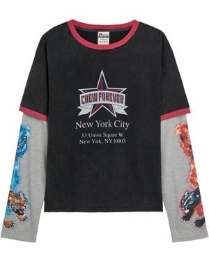 Chew Forever Long-sleeve T-shirt - Black