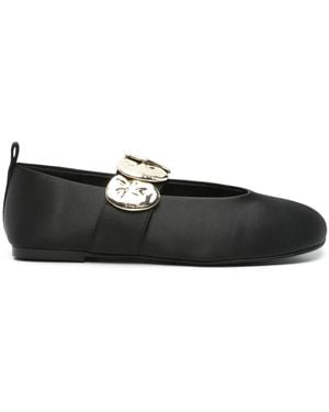 Stine Goya Ergo Stone Ballet Flats - Black