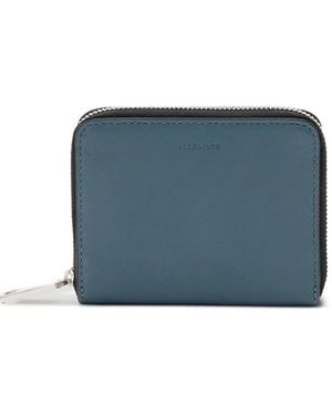 AllSaints Lena Zip-Fastening Wallet - Blue