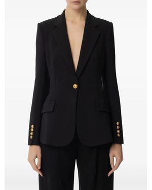 Elisabetta Franchi クレープ ジャケット - ブラック