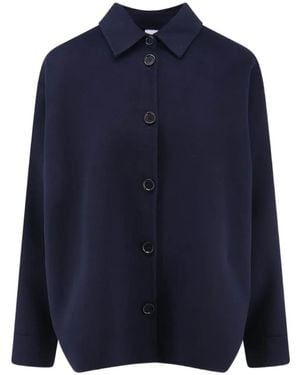 Aspesi Button-Fastening Long-Sleeve Jacket - Blue