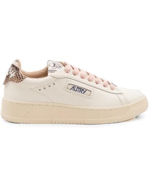 Autry Dallas Low-Top Sneakers - Natural