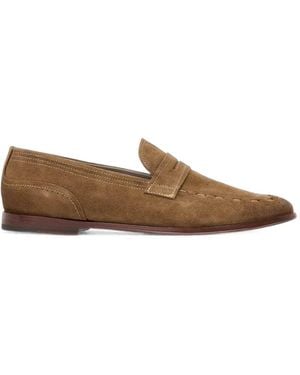 AllSaints Jules Stitch Loafers - Brown