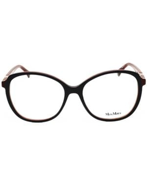 Max Mara Round-Frame Glasses - Black