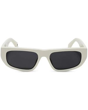 Palm Angels Ventura Rectangle-Frame Sunglasses - White