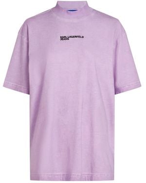 Karl Lagerfeld T-Shirt - Lila