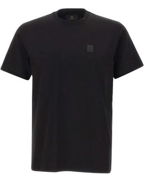 Belstaff Steel Logo-Patch T-Shirt - Black