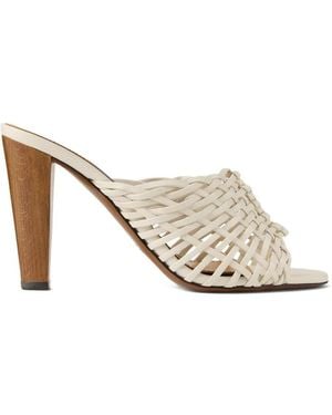 Ralph Lauren Adela Woven Mules - White