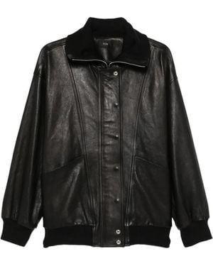 R2W Leather Jacket - Black