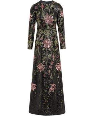 Giambattista Valli Sequin-Embellishment Maxi Dress - Black