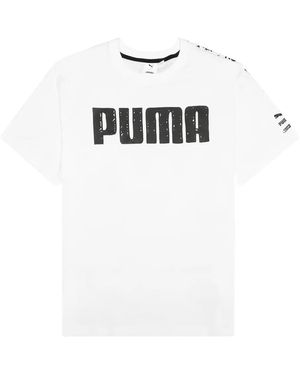 PUMA Sketch-print t-shirt - Blanco