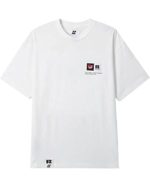 Izzue Logo Patch T-Shirt - White