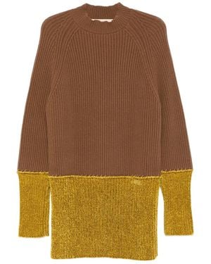 Marni Gerippter Pullover - Braun
