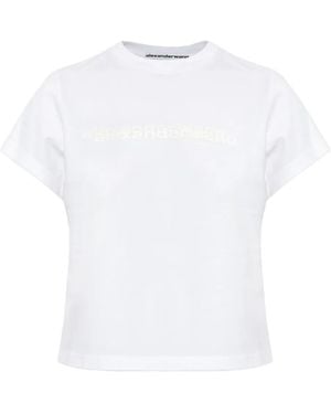 Alexander Wang Logo-Print T-Shirt - White