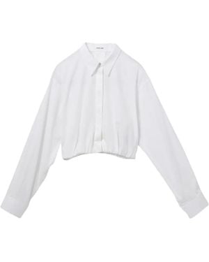 Helmut Lang Cropped Shirt - White