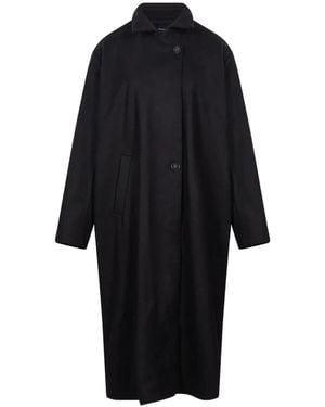 Soeur Germain Single-Breasted Coat - Black