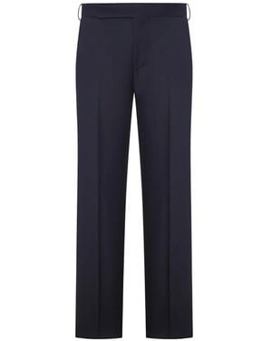 Lardini Pantalones De Vestir Rectos - Azul